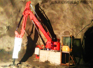 地下铁矿山格筛用多功能工程机械手